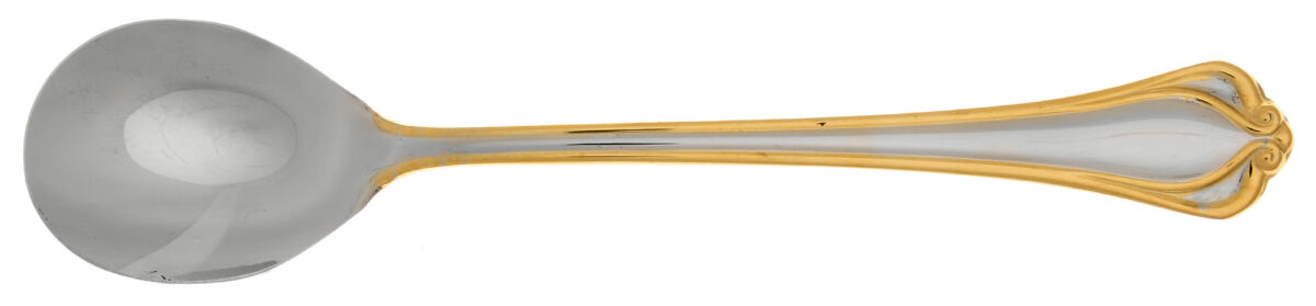 Alcott Gold (Stainless) Spoon-Spaghetti/Solid-Individual HC by Lenox-1