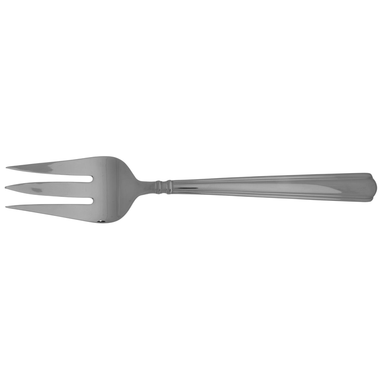 Amber Hill (Stainless) Medium Solid Cold Meat Serving Fork by Lenox-1