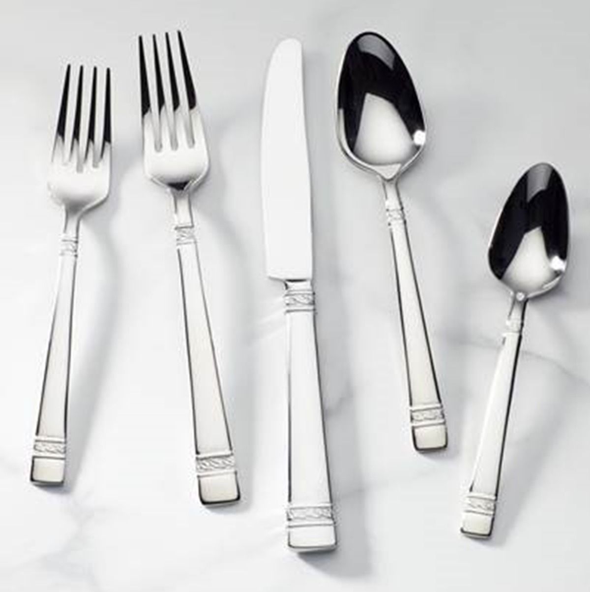 Larchwood (Stainless) Fork by Lenox-1