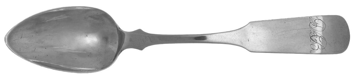 Coin Silver Flatware Teaspoon by R. Lyman-1
