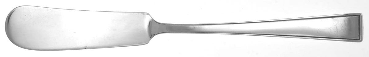 LWS5 (Sterling) Flat Handle Master Butter Knife by Lutz & Weiss-1