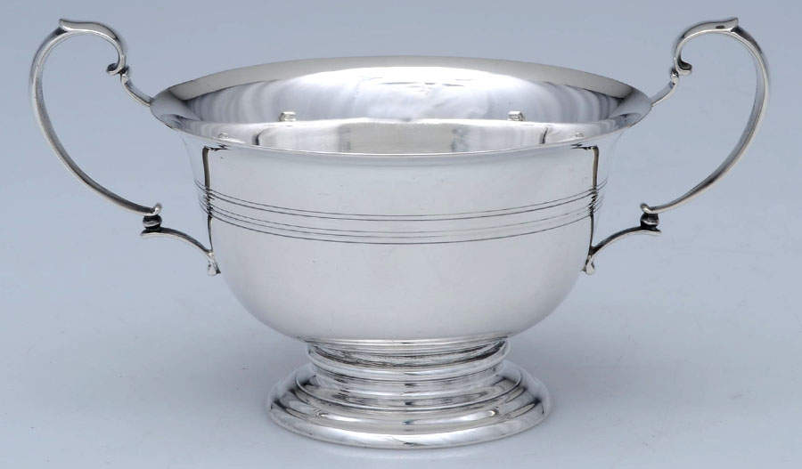 1614 (Sterling, Hollowware) Open Sugar Bowl by La Pierre Silver-1