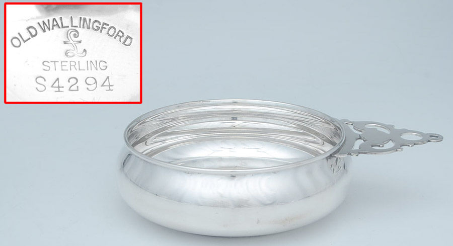 Old Wallingford (Sterling, Hollowware) 4" Porringer by La Pierre Silver-1