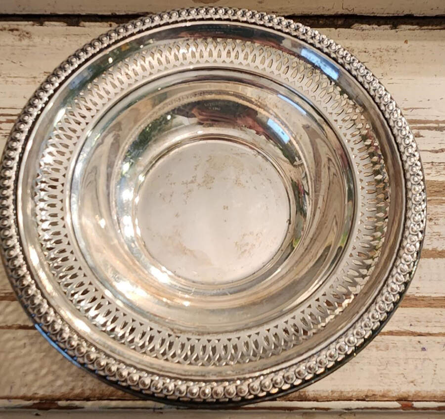 119 (Sterling, Hollowware) 6" Bon Bon Bowl by La Pierre Silver-1