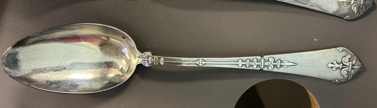 LGN3 (Sterling) Place/Oval Soup Spoon by Louis Coignet-1