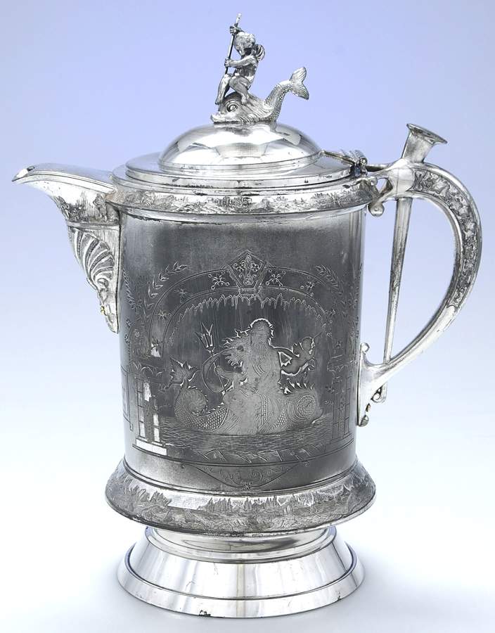 Silverplate Hollowware Coffee Urn by Meriden Britannia -1