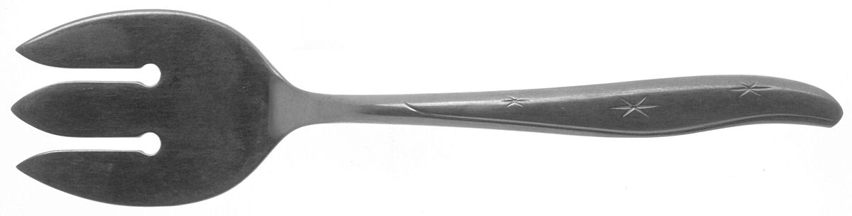Citation (Stainless) Medium Solid Cold Meat Serving Fork by Mar-Crest-1