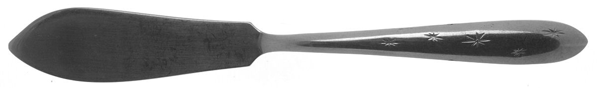 MCF1 (Stainless) Flat Handle Master Butter Knife by Mar-Crest-1