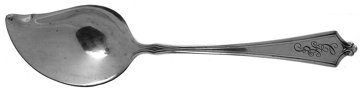 Abraham Lincoln (Sterling, 1910) Large Monogram Solid Jelly Server by Manchester-1