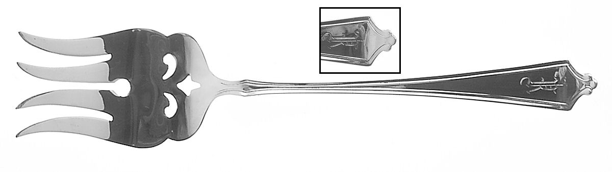 Abraham Lincoln (Sterling, 1910) Small Chipped Beef Fork by Manchester-1