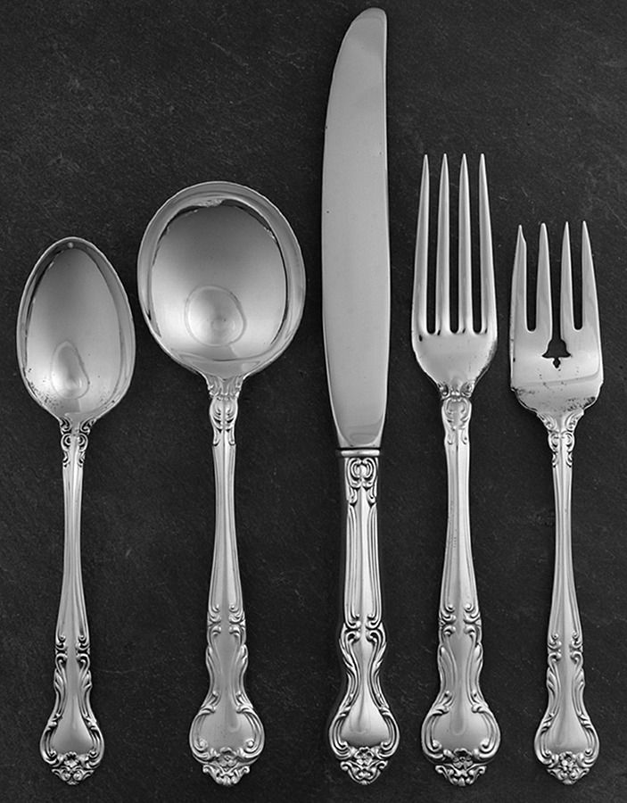 Amaryllis (Sterling, 1951), USA 5 Piece Place Size Setting by Manchester-1