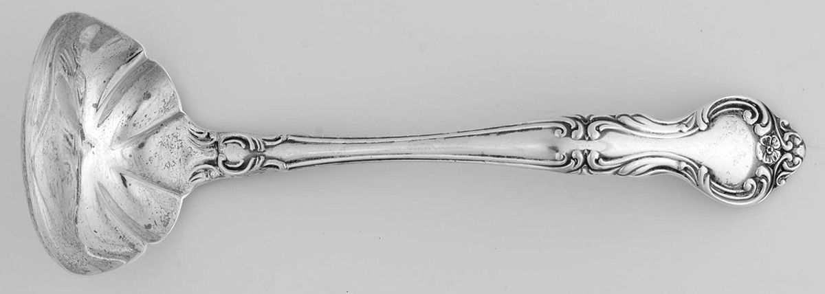 Amaryllis (Sterling, 1951), USA Solid Piece Cream Ladle by Manchester-1