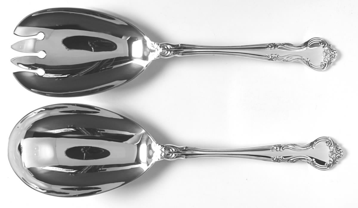 Amaryllis (Sterling, 1951), USA (2 Pc) Solid Salad Set by Manchester-1