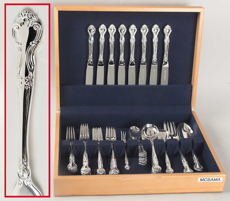 Amaryllis (Sterling, 1951), USA 44 Piece Set by Manchester-1