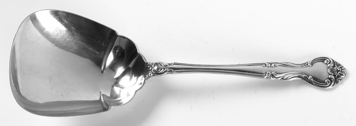 Amaryllis (Sterling, 1951), USA Solid Smooth Casserole Spoon by Manchester-1
