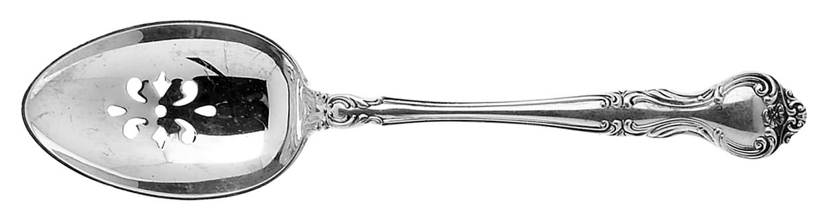 Amaryllis (Sterling, 1951), USA Pierced Tablespoon (Serving Spoon) by Manchester-1