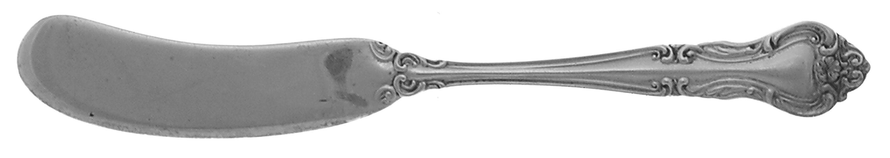 Amaryllis (Sterling, 1951), USA Flat Handle Butter Spreader by Manchester-1