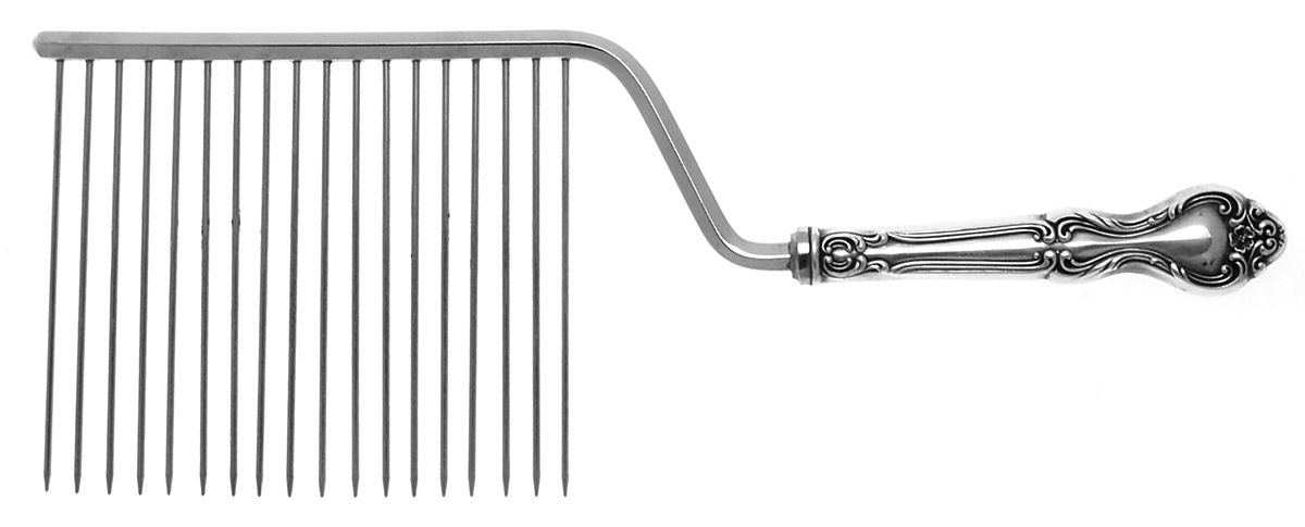 Amaryllis (Sterling, 1951), USA Cake Breaker with Silverplate Prongs by Manchester-1