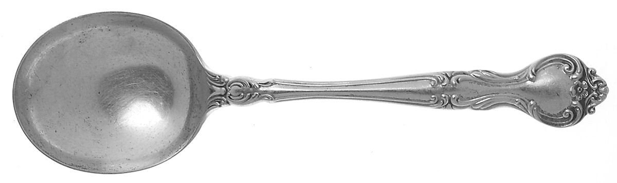 Amaryllis (Sterling, 1951), USA Round Bowl Soup Spoon (Gumbo) by Manchester-1