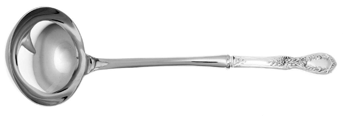 American Beauty (Sterling, 1935) Soup Ladle with Stainless Bowl HC by Manchester-1