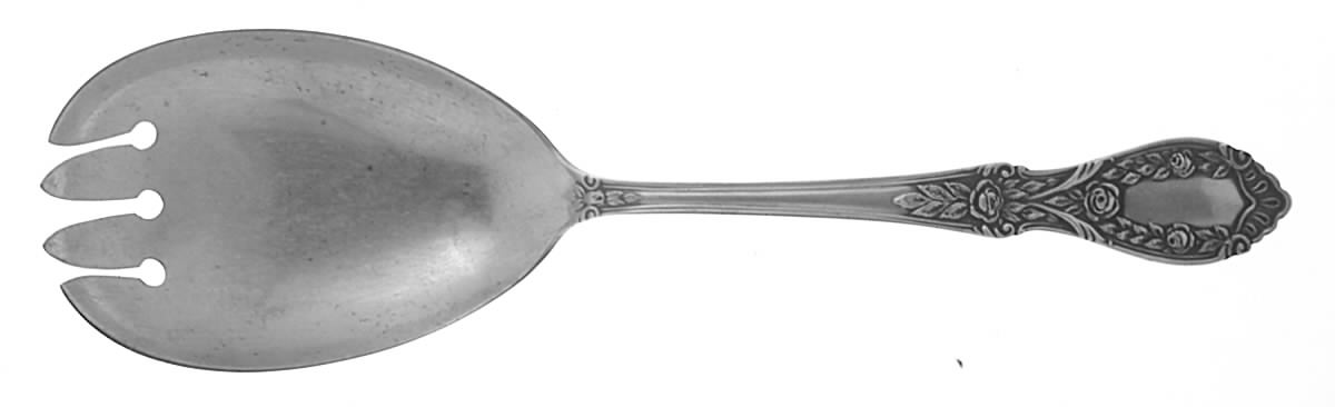 American Beauty (Sterling, 1935) Solid Salad Serving Fork by Manchester-1