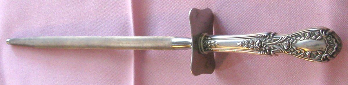 American Beauty (Sterling, 1935) Small Steel Rod Sharpener Knife by Manchester-1