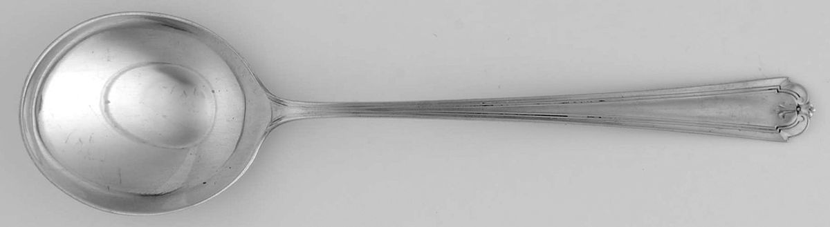 Beaux Art (Sterling 1910, 1932) Round Bowl Soup Spoon (Cream Soup) by Manchester-1