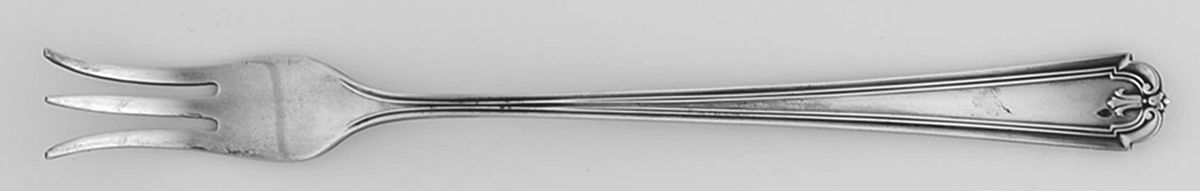 Beaux Art (Sterling 1910, 1932) Old Style Pickle Fork by Manchester-1