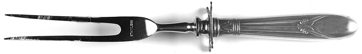 Colonnade (Sterling, 1936) Small Steak Carving Fork with Stainless Prongs by Manchester-1