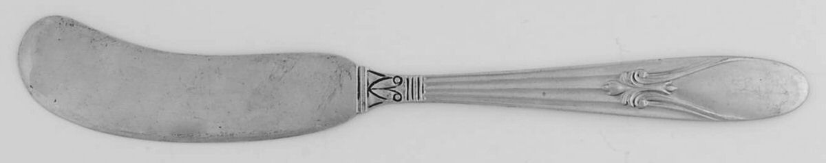 Colonnade (Sterling, 1936) Flat Handle Butter Spreader by Manchester-1