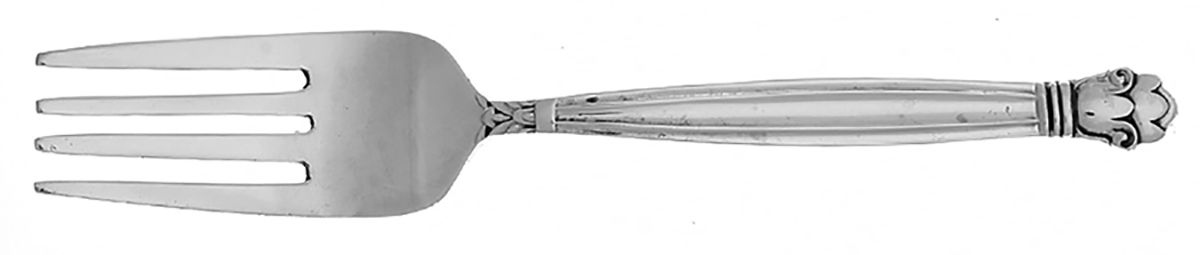Copenhagen (Sterling, 1936, No Monograms) Baby Fork by Manchester-1