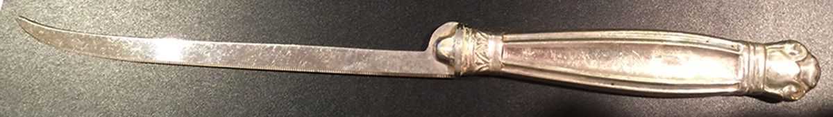 Copenhagen (Sterling, 1936, No Monograms) Fillet Knife Stainless Blade Individual by Manchester-1