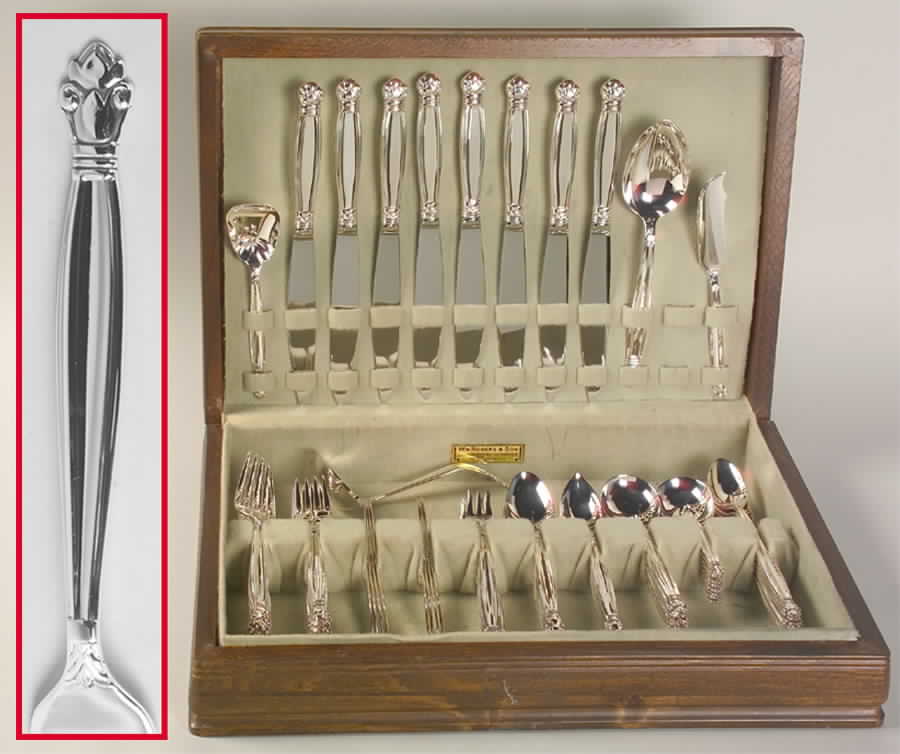 Copenhagen (Sterling, 1936, No Monograms) 84-Piece Set by Manchester-1