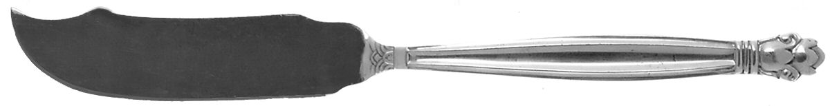 Copenhagen (Sterling, 1936, No Monograms) Flat Handle Master Butter Knife by Manchester-1