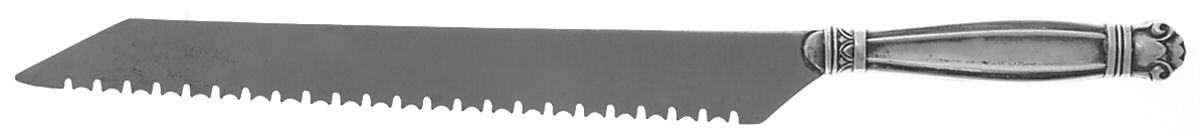 Copenhagen (Sterling, 1936, No Monograms) Bread Knife with Stainless Blade by Manchester-1