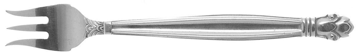 Copenhagen (Sterling, 1936, No Monograms) Cocktail/Seafood Fork by Manchester-1