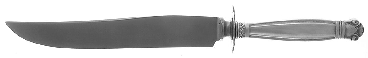 Copenhagen (Sterling, 1936, No Monograms) Small Steak Carving Knife with Stainless Blade by Manchester-1