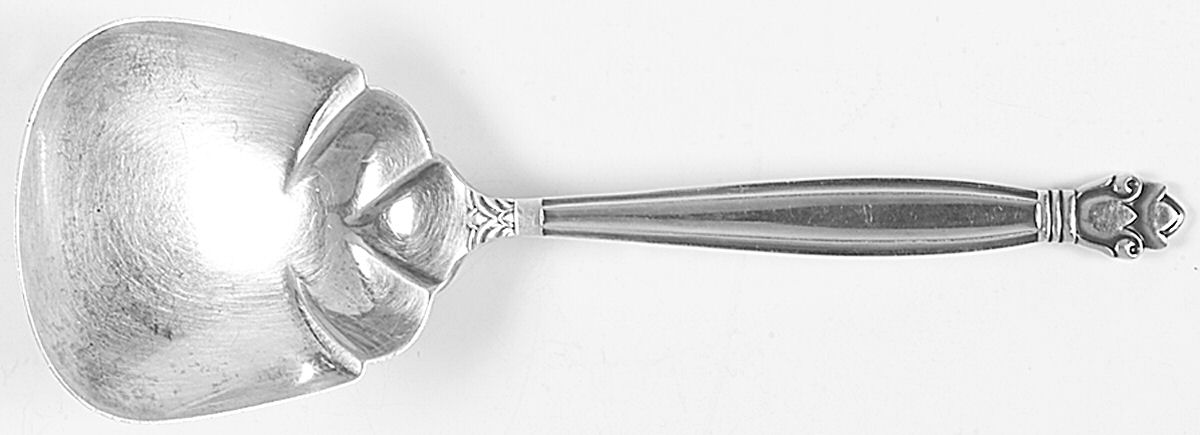 Copenhagen (Sterling, 1936, No Monograms) Large Jelly Spoon by Manchester-1