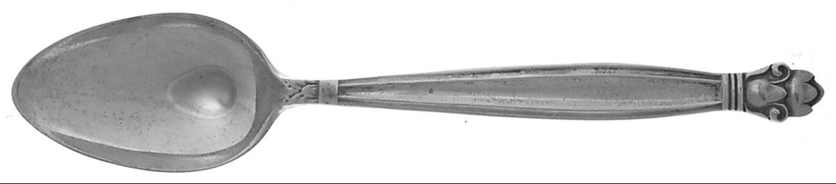 Copenhagen (Sterling, 1936, No Monograms) Five O'Clock Teaspoon by Manchester-1