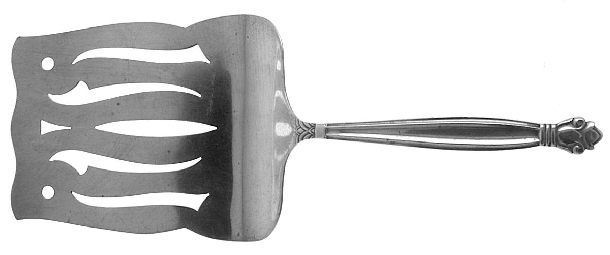 Copenhagen (Sterling, 1936, No Monograms) Solid Asparagus Server by Manchester-1