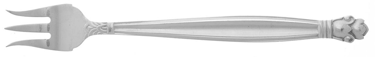Copenhagen (Sterling, 1936, No Monograms) Cocktail/Seafood Fork by Manchester-1