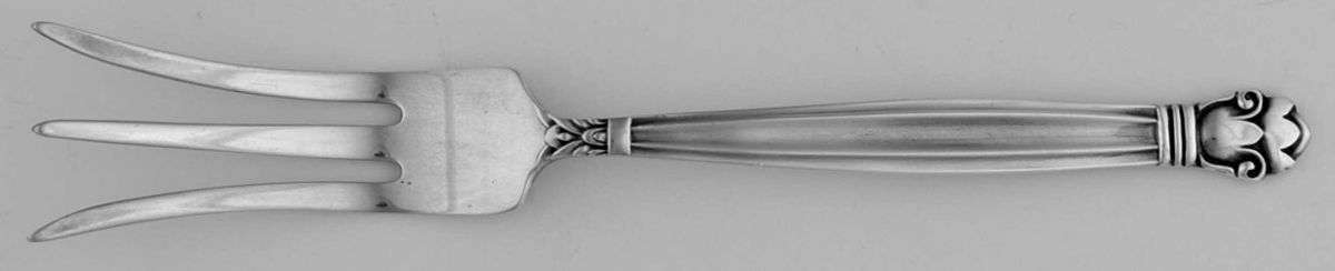 Copenhagen (Sterling, 1936, No Monograms) Lemon Fork by Manchester-1