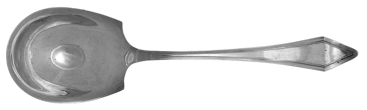 Dixie (Sterling, 1910-1932) Large Solid Berry/Casserole Spoon by Manchester-1