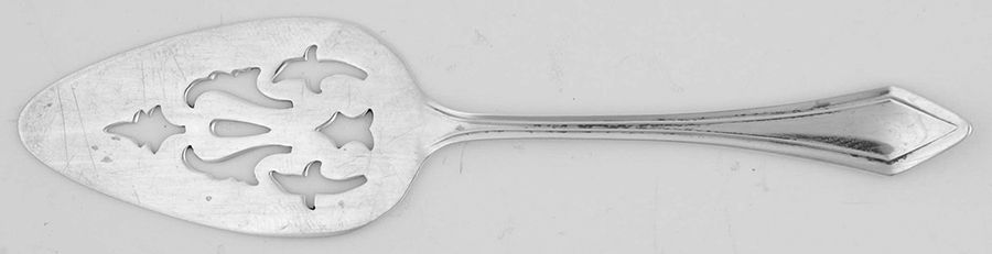 Dixie (Sterling, 1910-1932) Solid Pierced Cheese Server by Manchester-1