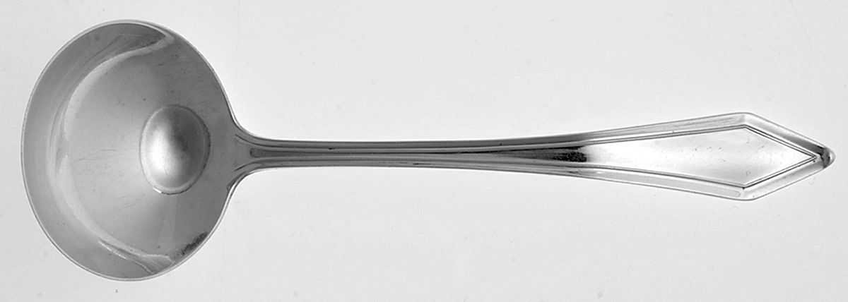 Dixie (Sterling, 1910-1932) Round Bowl Soup Spoon (Bouillon) by Manchester-1