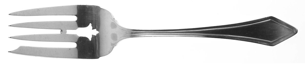 Dixie (Sterling, 1910-1932) Small Solid Cold Meat Serving Fork by Manchester-1