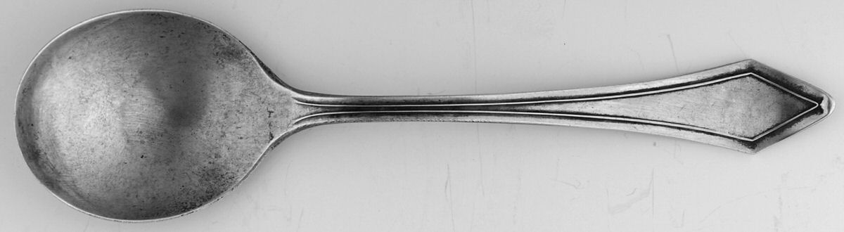 Dixie (Sterling, 1910-1932) Round Bowl Soup Spoon (Gumbo) by Manchester-1