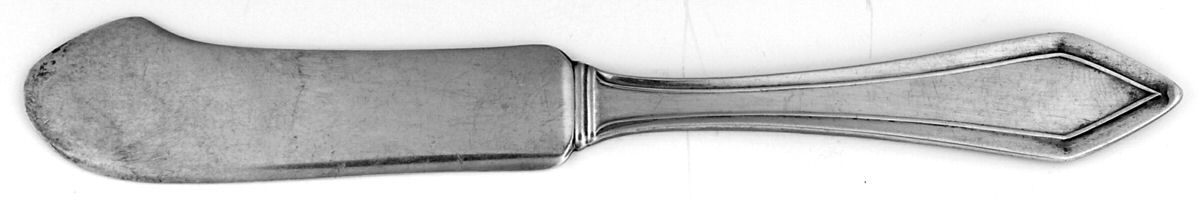 Dixie (Sterling, 1910-1932) Flat Handle Butter Spreader by Manchester-1