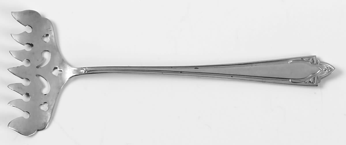 Doric (Sterling, 1932) Large Solid Tined Sardine Serving Fork by Manchester-1