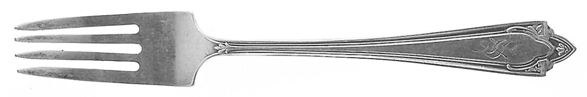 Doric (Sterling, 1932) Solid Youth Tea Fork by Manchester-1